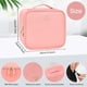 thumbnail image 2 of Bolsa de maquillaje de viaje Relavel con espejo LED impermeable, rosa, 2 of 8
