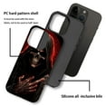 thumbnail image 4 of Punmada Compatible with iPhone 14 Pro Max Glossy Case For Girl Boy Full Body Protective Hard Shell Esthetics Pattern Cool Red Skull, 4 of 7