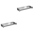 thumbnail image 3 of tamizeot Paper Towel Holder Stainless Steel Space-saving Cabinet Countertop Support Organizer Storage Bracket Hotel Silver 2Set, 3 of 6