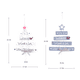 thumbnail image 2 of 2pcs colgante de madera de Navidad-colgante de árbol de Navidad blanco + gris Adepaton CPB-CJZ165, 2 of 5