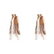thumbnail image 4 of Sonducket Chalecos sin mangas con flecos transpirables de estilo occidental para mujer, chaleco cárdigan de retracción de cintura con diseño camello L 2piezas, 4 of 6