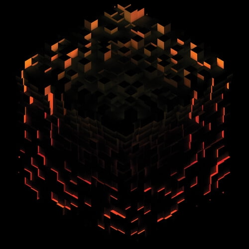 C418 - Minecraft Volume Beta - Red Orange & Yellow Splatter - Music & Performance - Vinyl