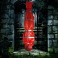 thumbnail image 3 of Escena del crimen de Halloween, cadáver inflable en bolsa para decoración de árbol de Casa Encantada de patio FLhrweasw Nuevo, 3 of 7