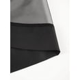 thumbnail image 6 of Black & Brown Asymmetrical Tulle Layered Maxi Dress, Cowl Neck Long Sleeve Avant-Garde Party Dress, 6 of 6