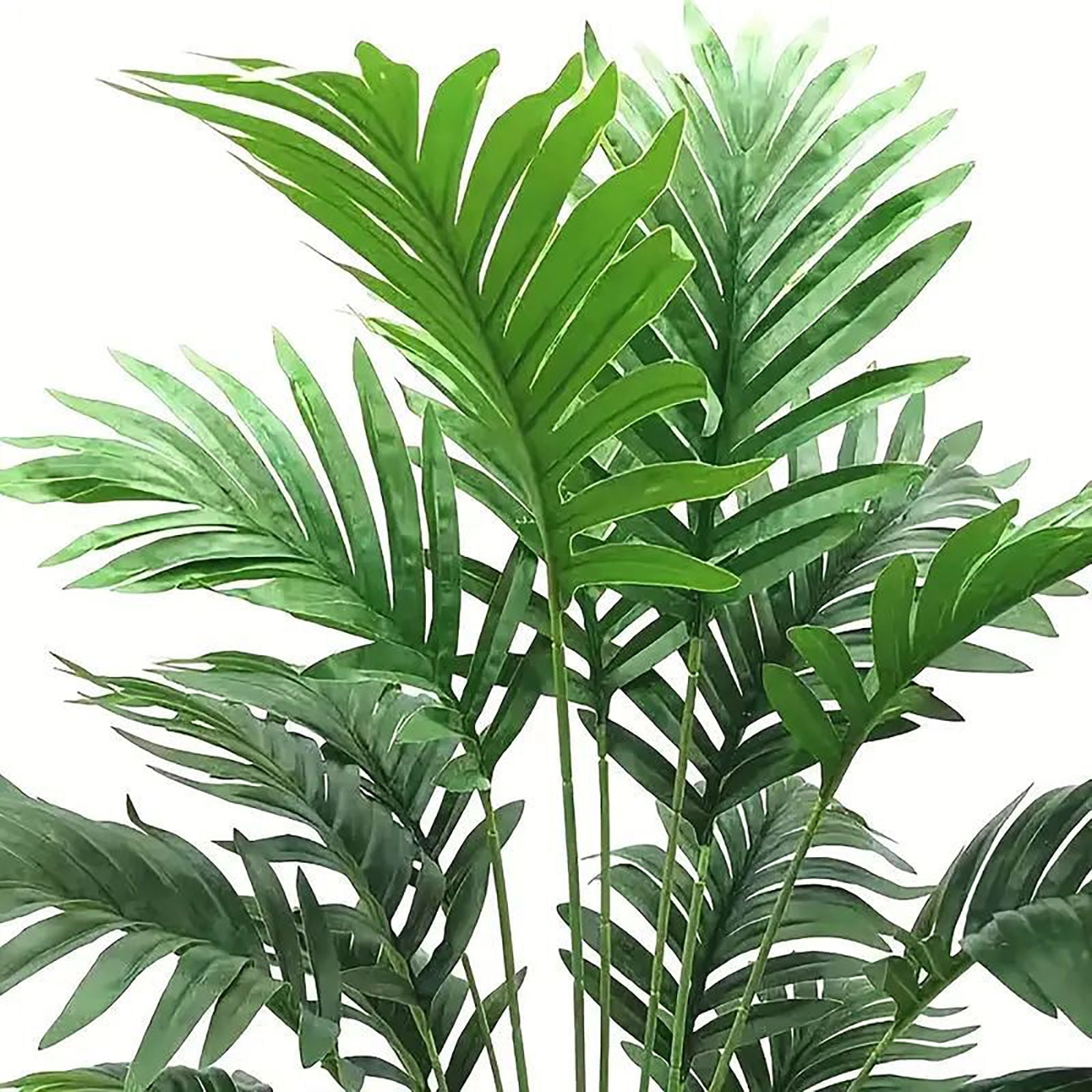 Artificial Areca Palm Tree Faux Plants 30 inch Artificial Plants Faux Fake Palm Tree Large Areca Palm Plants Tropical Leaf Greenery Family Office Indoor Outside Decor (Flowerpot not included) (90CM)