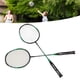 thumbnail image 3 of Raquetas De Bádminton De Carbono, Livianas Y Cómodas Con Antiskid, 2 Piezas Para Juego Al Aire En Interiores, Bolsa De Almacenamiento Incluida, 3 of 7