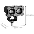 thumbnail image 2 of BESTYASH 1Par Faros Auxiliares LED Para Motocicletas Eléctricos Con Amplio Y Luz De Carretera Y Cruce, 2 of 8
