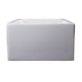 thumbnail image 5 of ALFI brand AB3618ARCH-B  36" Biscuit Arched Apron Thick Wall Fireclay Double Bowl Farm Sink, 5 of 6