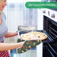 thumbnail image 2 of Yayeee Pot Holders Kitchen Heat Resistant with Pockets 7"x9.8" Cotton Oven Cooking Hot Pads, Forest Mushroom Pattern, 2 of 7