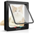 thumbnail image 2 of Aleta para gatos, aleta para perros, aleta magnética de 4 vías para gatos, aleta para gatos grandes para perros de 23,5x25x5,4 cm, puerta para perros, puerta para gatos, aleta para mascotas, fácil de Namotu HFP-0331-4, 2 of 5