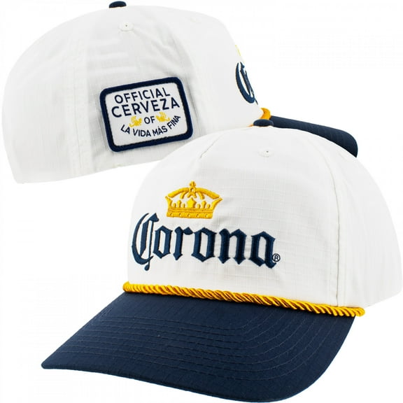 Corona Extra Logo Embroidered Patch Snapback Hat with Rope