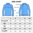 thumbnail image 5 of Zehisen Men's Running Shirt Long Sleeve Quarter Zip Pullover Moisture Wicking UPF 50+ UV Protection Quick Dry Athletic Workout Shirts Light Blue XL, 5 of 10