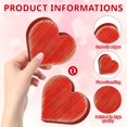 thumbnail image 3 of Set de 6 corazones decorativos de madera para San Valentín COCHIE, rojo, rosa y blanco, 3 of 7