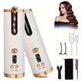 thumbnail image 2 of CNKOO - Fer à Friser Automatique Sans Fil, Résistant à la Chaleur et Sans Fil - Fer de Voyage Portable Rechargeable par USB pour Femmes ZZZ, 2 of 7