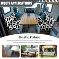 thumbnail image 3 of Uorisanigo Cow Print RV Dinette Cushion Covers, RV Stretch Sofa Seat Slipcovers Dustproof Loveseat Sofa Furniture Protector Dinette Seats Cushion for Pets, 3 of 7