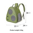thumbnail image 4 of Bolsa Para Gatos Bolsa de transporte para gatos aprobada por la aerolínea, bolsa de viaje transpirable para mascotas, suministros para mascotas a la moda Sywqhk Libre de BPA, 4 of 8