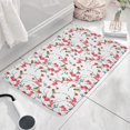 thumbnail image 3 of Pioneer Flower Floral Print Flannel Non Slip Door Rugs,Washable Door Mats Indoor,Decorative Door Mats,Dirt-Resistant and Absorbent Doormat for Entrance,Bedroom,Kitchen,Bathroom,23.5"x16", 3 of 5