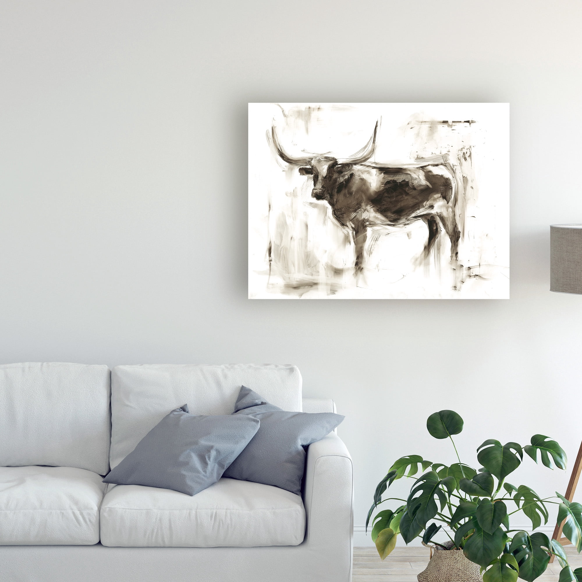 Trademark Fine Art 'Longhorn Study II' Canvas Art by Ethan Harper