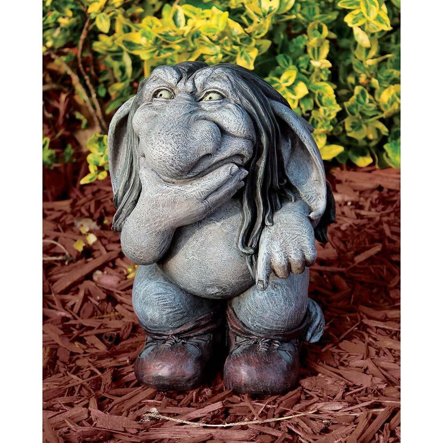 Magical Garden Gnome Troll Statue
