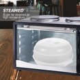 thumbnail image 4 of Microwave Steamer Oven Vegetable Steamer Kitchen Cooking Microwave Steamer, 4 of 9