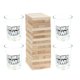 thumbnail image 1 of Bloques de Construcción de madera Ticfox 60 piezas apilables Funcionalidad inteligente, 1 of 10