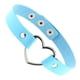thumbnail image 3 of Xihbxyly Collar de Cadena de Cuero Punk para El Cuello, Joyería con Forma de Corazón, Cadena para Clavícula Femenina, 3 of 4