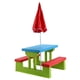 thumbnail image 5 of Mesa y Banco de Picnic Costway para Niños con Paraguas Multicolor, 5 of 8