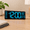 Blue-13 inches, variant on 16" Large Digital Wall Mount Clock Count Down Timer Alarm Big Led Dst Temperature For Living Room Classroom Desk Xmas Birthday Gi