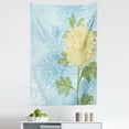 thumbnail image 1 of Flower Tapestry, Yellow Flower Chrysanthemum on a Blue Abstract and Romantic, Fabric Wall Hanging Decor for Bedroom Living Room Dorm, 5 Sizes, Pale Yellow Olive Green, by Ambesonne, 1 of 1