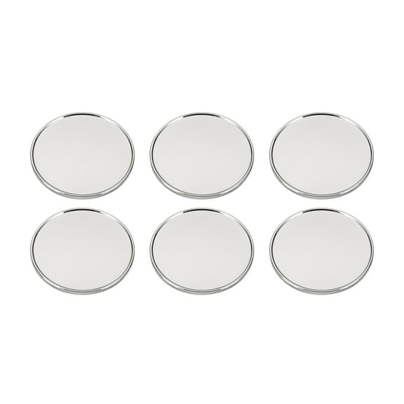 Uxcell Golf Ball Marker 1 Inch, 6 Pack Metal Blank Ball Markers Position Marking Accessory for Men Women Golfers, Silver