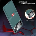 thumbnail image 5 of Compatible Samsung Galaxy Z Flip 4 Case with Camera Screen Protector& Card Holder,Protective PU Leather +PC Card Slot Flip Case for Samsung Galaxy Z Flip 4 5G Phone Case Wallet Women Girls Green, 5 of 13