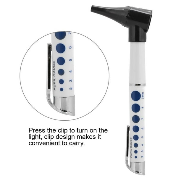 Peahefy Otoscope Otoscope de Diagnostic Portable Grossissant