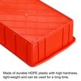 thumbnail image 4 of Uxcell 12"x8"x3" Plastic Lab Tray Rectangle Utility Stackable Box Crafts Organizer Red, 4 of 5