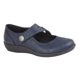 thumbnail image 1 of Boulevard - Merceditas horma extra ancha con cierre adhesivo para chica mujer (Marino), 1 of 2