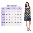 thumbnail image 4 of FORMRS Summer Dress for Women Loose U Neck Sleeveless Midi Beach Sundresses with Pockets, Rainbow Space Cat, 4 of 8