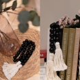 thumbnail image 2 of 3 Pieces Wood Bead Garland, Tassel Garland for Farmhouse Home Décor, Summer Bead Garland for Tiered Tray Décor, Rae Dunn Décor (Black (Wood Beads)), 2 of 7