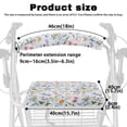thumbnail image 6 of HELLHERO Dragonfly Floral Rollator Seat Cover Non-Slip Fit Rollator Seat Back Cover for Seniors Adult Quick Installation Stretchable Material for Easy Installation, 6 of 7