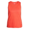 thumbnail image 5 of Athletic Works Women's and Women's Plus ButterCore Racerback Tank Top, Sizes XS-4X, 5 of 7
