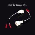 thumbnail image 4 of 1Pair Car Tweeter Dash Front Speaker Wire Harness Adapter Cable Connector Wiring Cable For Nissan Renault Series Speaker, 4 of 4
