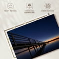 thumbnail image 6 of Elephant Stock Ammersee Pier Wall Art - Horizontal Canvas Wall Art - Living Room Wall Decor - Nautical Canvas - Blue And Black Decor - 12" x 8", 6 of 8