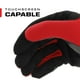 thumbnail image 2 of Guantes de trabajo Mechanix Wear FastFit, antideslizantes, rojos, talla XL, 2 of 8