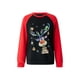 thumbnail image 2 of VISgogo Mujer Primavera Otoño Casual Pullover Manga Larga O Cuello Deer Print Patchwork Sudadera VISgogo moda, 2 of 9