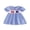 Blue, variant on Toddler Baby Girl 4th of July Outfit American Flag Embroidery Smocked Dress Puff Sleeve Doll Collar Dresses 6 12 18 24 Months 2T 3T 4T Cute Summer Clothes