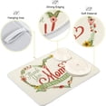 thumbnail image 5 of GZHJMY Vintage Happy Mothers's Day Typographical Heart 16 x 18 Inches Dish Drying Mat Microfiber Kitchen Countertop Table Protector Multi-purpose Counter Rack Sink Drainer Pad, 5 of 6