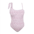 thumbnail image 1 of Traje de Baño Op para Mujer con Detalle de Moño en Hombro Rosa Talla G, 1 of 4