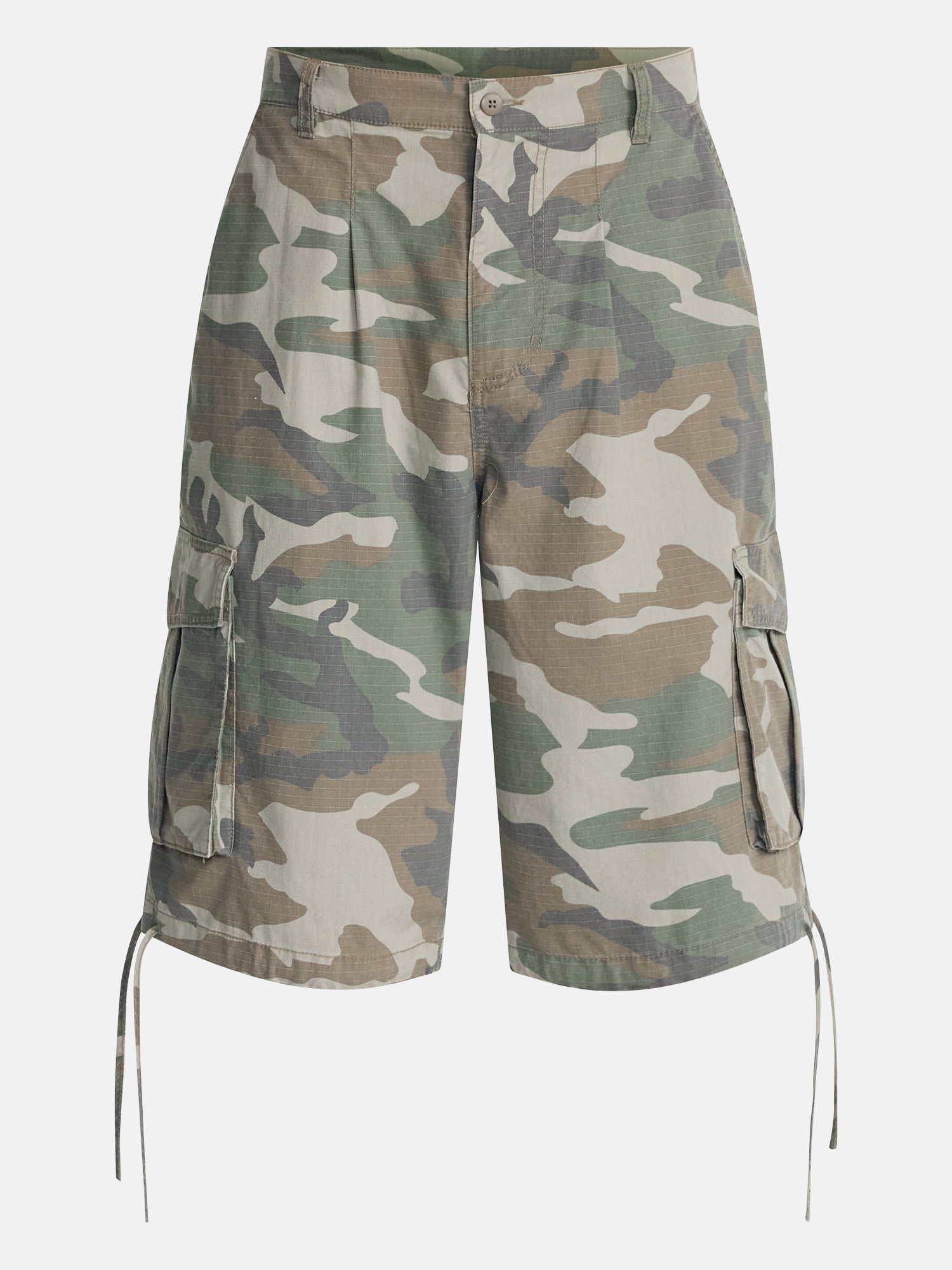 No Boundaries Wide Cargo Shorts, 13.5'' Inseam, Men's Sizes XS-5XB