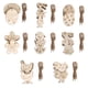 thumbnail image 5 of Advancent Paquete de 10 colgantes de animales con forma de árbol y puerta para ventana, rebanadas de madera, decoración colgante con cuerda de lino, Type3 NO3 Advancent HA012580-01, 5 of 6