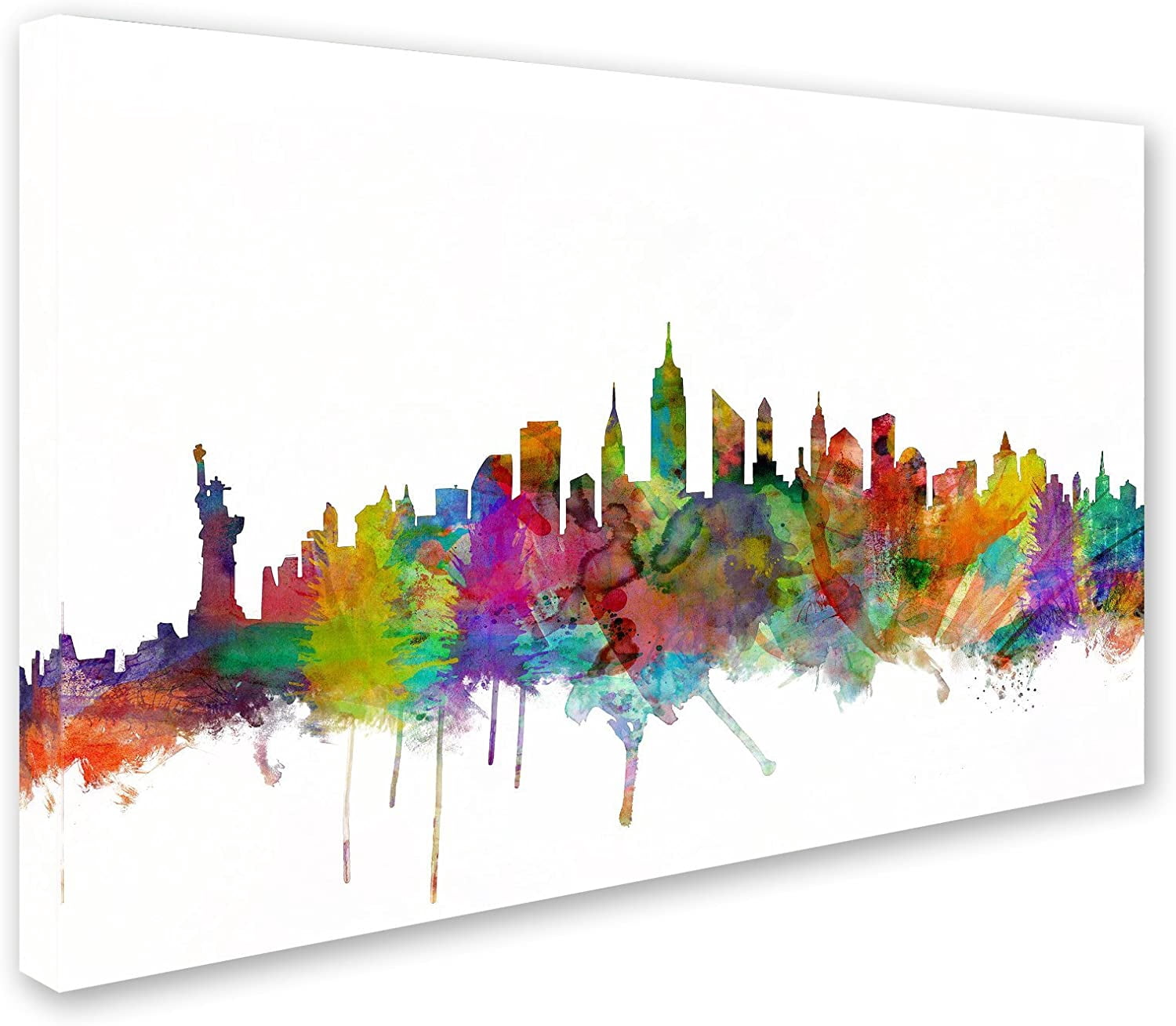 Trademark Fine Art "New York City Skyline" Canvas Art by Michael Tompsett