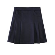 Smith's American Girls' Stitched Scooter Skirt - navy, 6x (Little Girls)