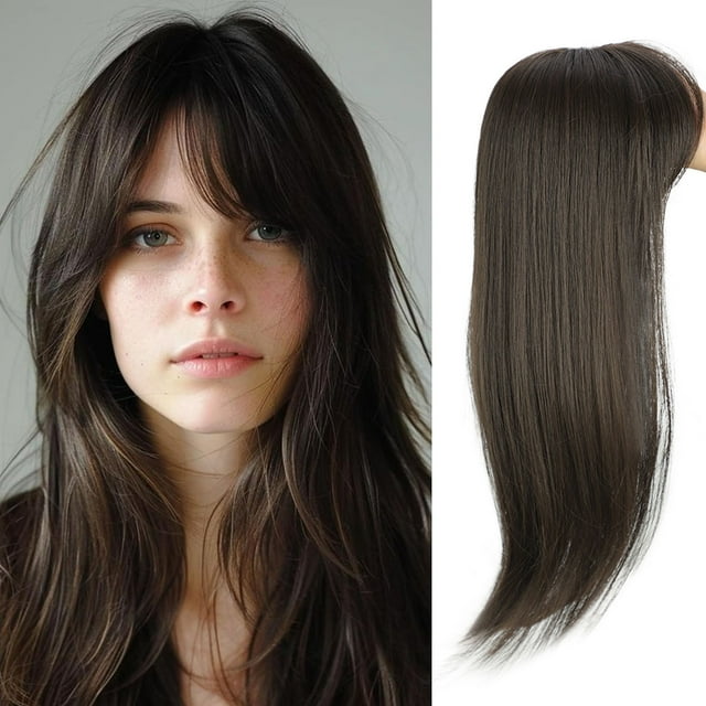 Embouts pour Cheveux Femmes 360 3D Cheveux Clairsemés Pince à Cheveux Légère Naturelle